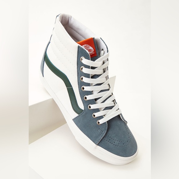 Vans Other - New VANS SK8-HI Varsity Canvas Blue/Green Casual Shoes Men's Size 10.5